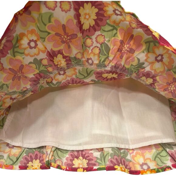 NWT Jenny & Me Toddler Girls 4T Sundress Retro Floral Cotton Crochet Y2K Summer - Picture 6 of 11